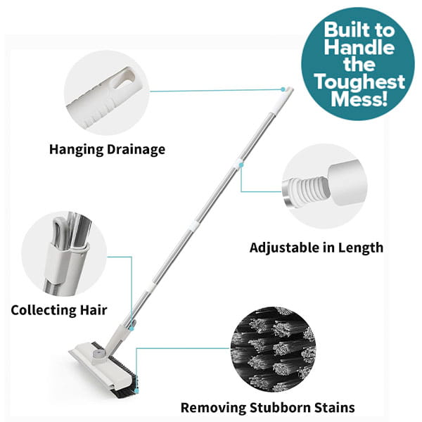 Dual-Sided Floor Scrub Brush