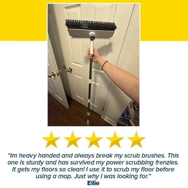 Dual-Sided Floor Scrub Brush