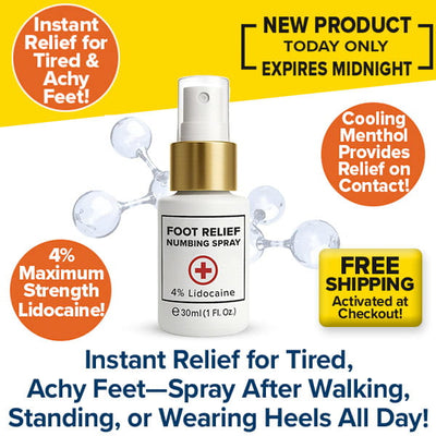 Foot Relief Numbing Spray