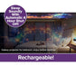 Transform your room with the Galaxy Projector for Bedroom, casting colorful stars and nebulae on walls and ceiling. Sleep soundly—features automatic 4-hour shut off and is rechargeable! Perfect constellation projector for bedtime relaxation.