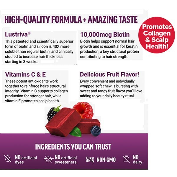 Hair Growth Accelerator Soft Chews