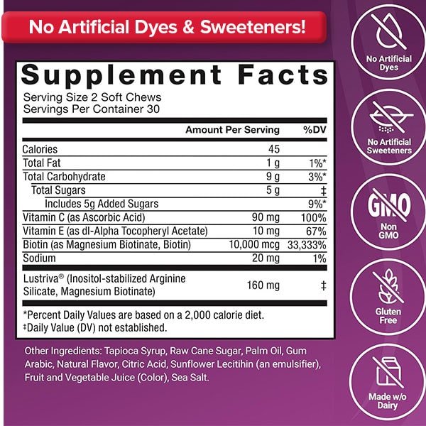 Hair Growth Accelerator Soft Chews