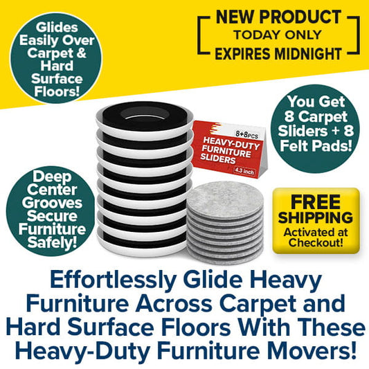 Main product image: Heavy Duty Furniture Sliders