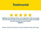 Five yellow stars and a quote from Susan T. praise Hempvana Leg Cramps for relieving tired legs after workouts; includes a note that the review was collected from Amazon and may have been edited.