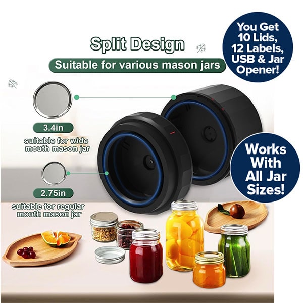 Mason Jar Vacuum Sealer