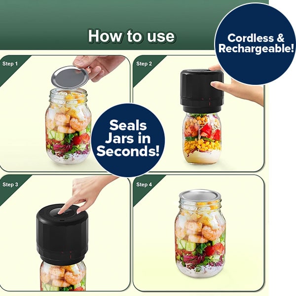 Mason Jar Vacuum Sealer