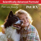 A smiling child hugs a black and white dog outdoors. Text reads, “Pets are family. Pet RXⓇ Topical Wipes for Cleansing” and “Scientifically-Advanced Formula!” The bright, warm scene highlights their bond—and reminds us how using Pet RXⓇ Topical Wipes for Cleansing can help keep your furry family member healthy and comfortable every day.