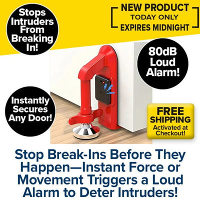 Portable Alarm Door Stopper