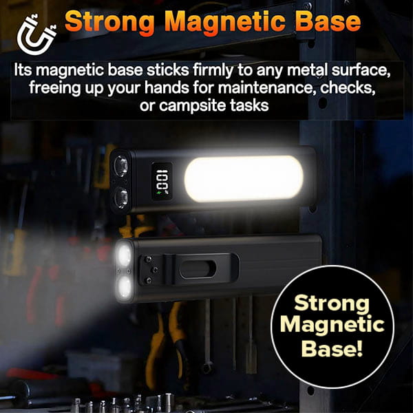 Rechargeable Super Bright Flat LED Flashlight