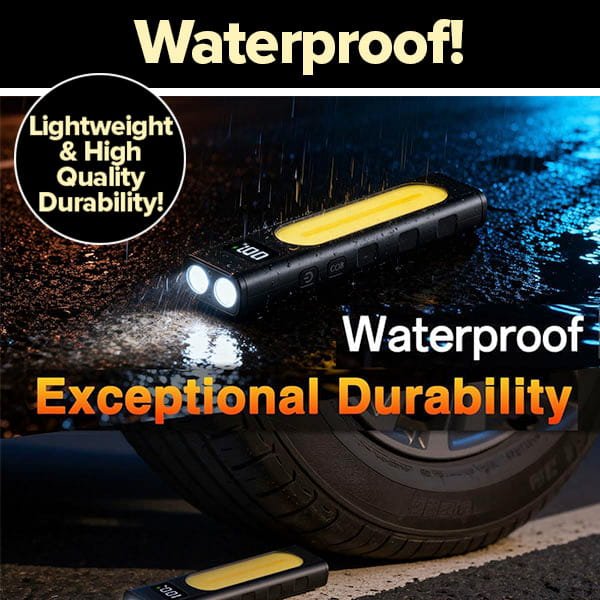 Rechargeable Super Bright Flat LED Flashlight