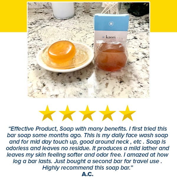 Kaori Soap Bar for Old People Smell