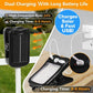 Clip On Outdoor Solar Lights (Pack of 2) offer dual charging (solar/USB), 24% conversion efficiency, and fast charging—6-8 hrs by solar or 3-4 hrs by USB. Bright LEDs are perfect for versatile use, both indoors and outdoors.