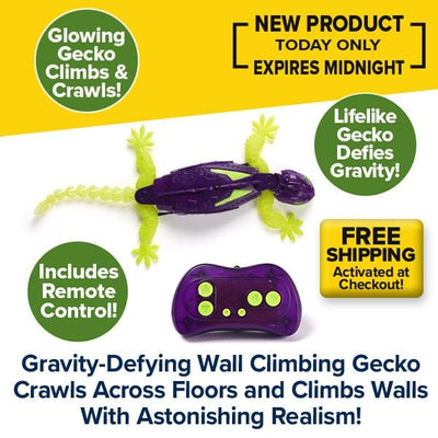 Glow-in-The-Dark Wall Climber Gecko