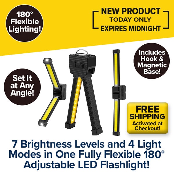 Portable Posing LED Flashlight
