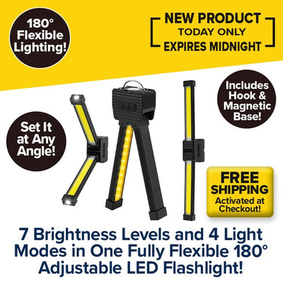 Portable Posing LED Flashlight