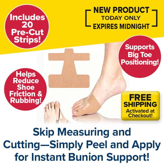 Main product image: Pre-Cut Bunion Corrector Tape