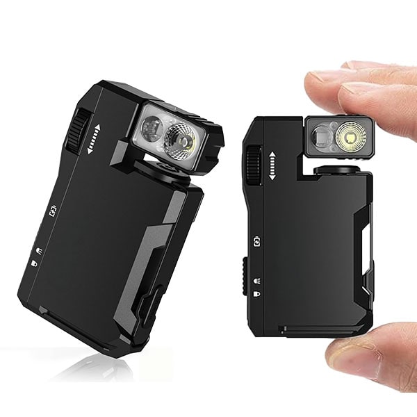 Rechargeable 400 Lumens Dual Light Flashlight