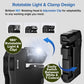 Rechargeable 400 Lumens Dual Light Flashlight