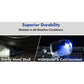 Super Bright Slim Dual Light Flashlight