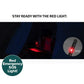 Rechargeable LED Pen Flashlight with Green Beam, Red Light & White Light