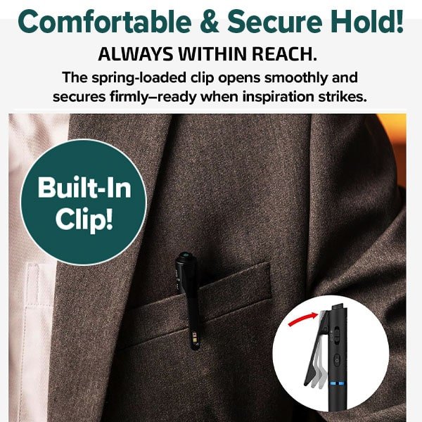 Rechargeable LED Pen Flashlight with Green Beam, Red Light & White Light