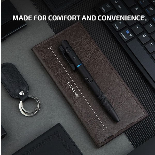 Rechargeable LED Pen Flashlight with Green Beam, Red Light & White Light