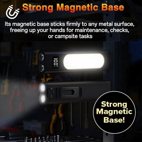 Rechargeable Super Bright Flat LED Flashlight