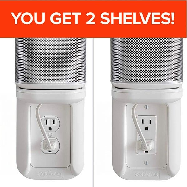 Space-Saving Outlet Shelf