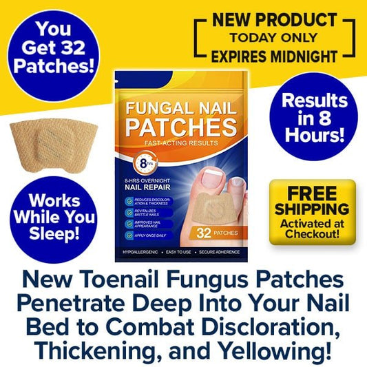 Main product image: Toenail Fungal Patches (32 Pack)