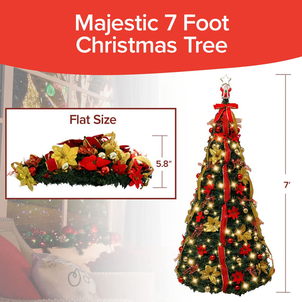 Superstar Santa Pop-Up Christmas Tree by Star Shower