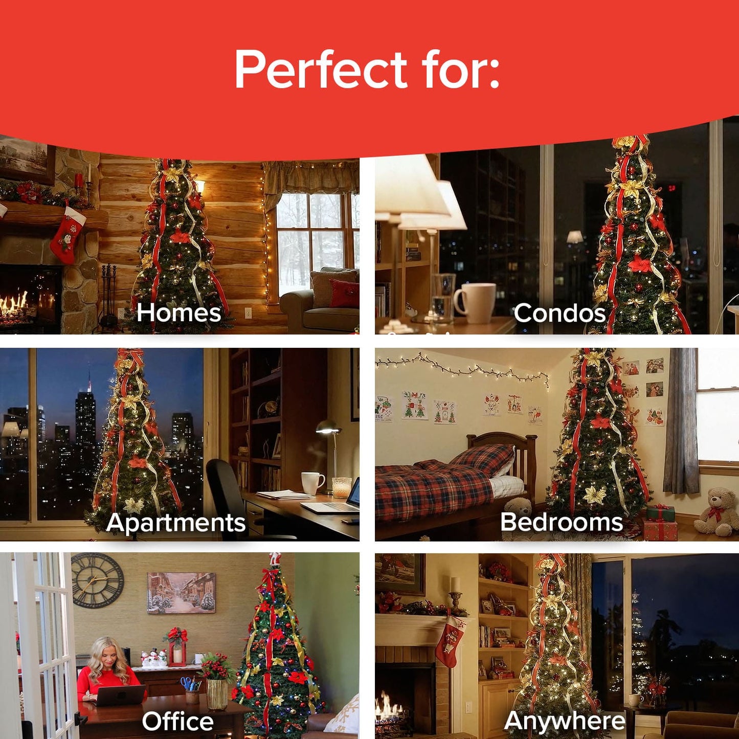 Superstar Santa Pop-Up Christmas Tree by Star Shower
