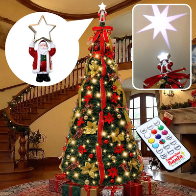 Superstar Santa Pop-Up Christmas Tree