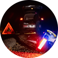 Emergency Red & Blue Strobe