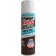 A can of Bull Shot Tub & Tile cleaner, upright with a white cap, features a blue and brown label highlighting its clinging foam that removes soap scum and hard-water buildup.