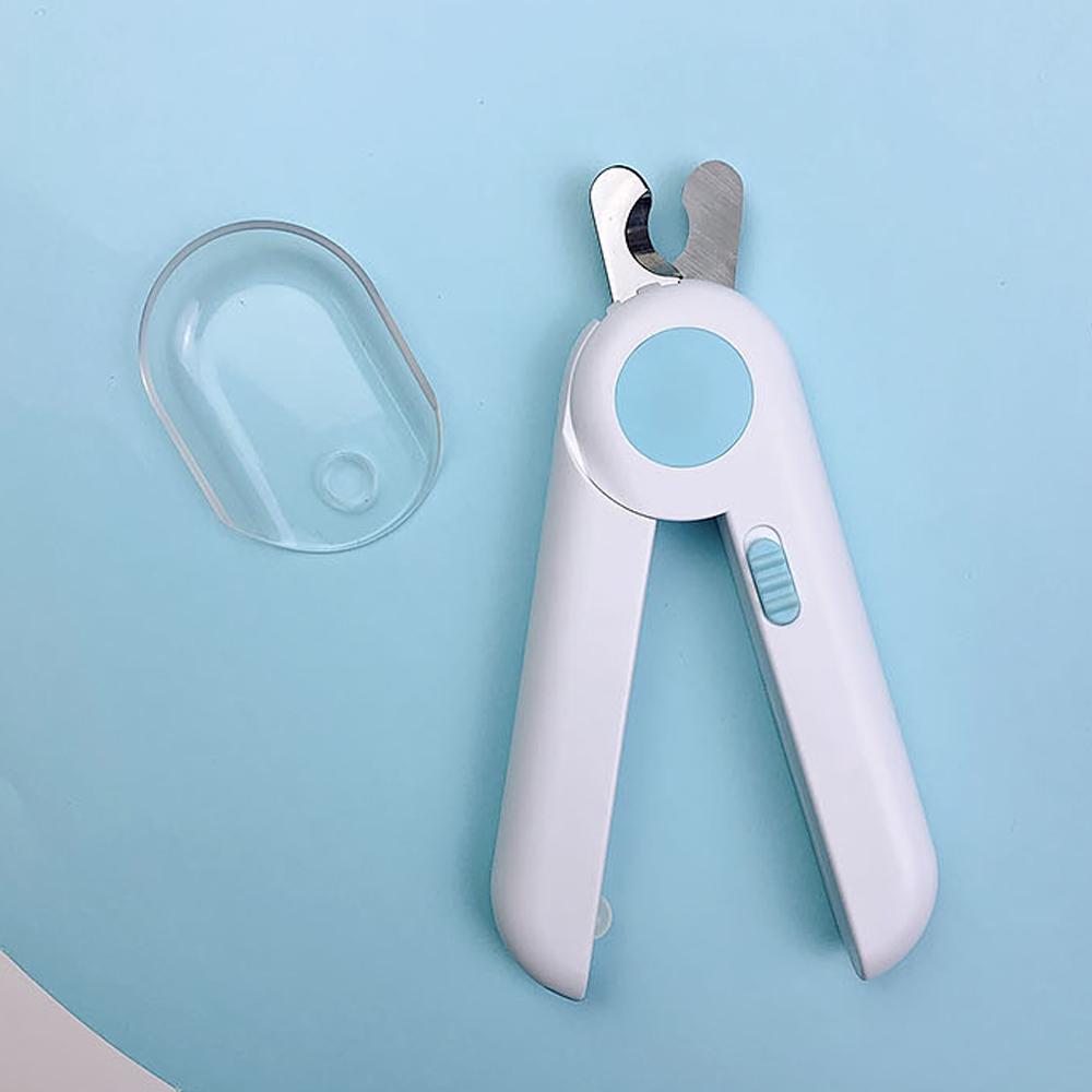 Safe Pet Nail Clippers with LED Light disassembled