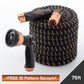 black and copper hose rolled up with black and copper nozzle in front of it with text on bottom right reading 75ft and text on bottom reading + Free 10 Pattern Sprayer!