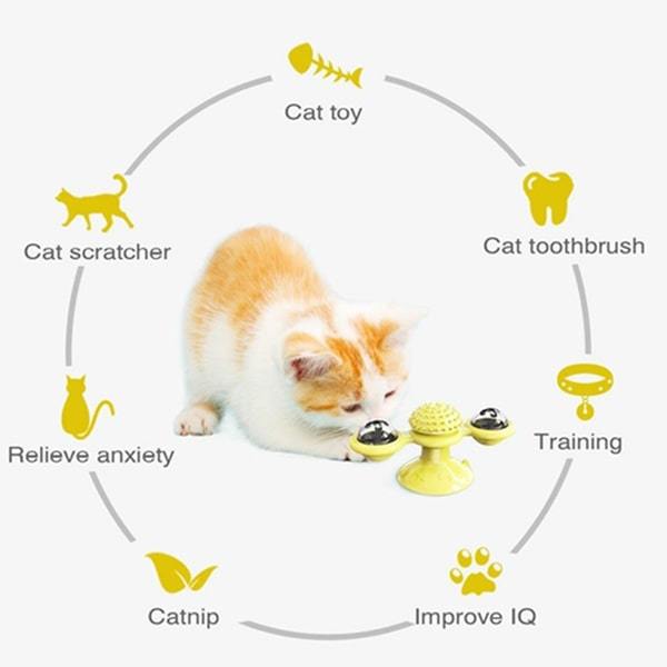 Cat Scratching LED Toy
