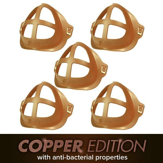 5 Copper Edition Cool Turtles on white background. Text says "Copper Edition with anti bacterial properties"