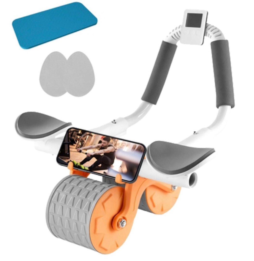 Abdominal Wheel with Automatic Rebound