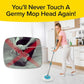 Woman cleaning floor with hurricane spin mop