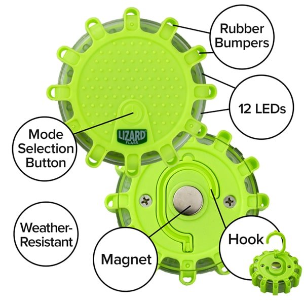 Lizard Flare Light 6-Pack