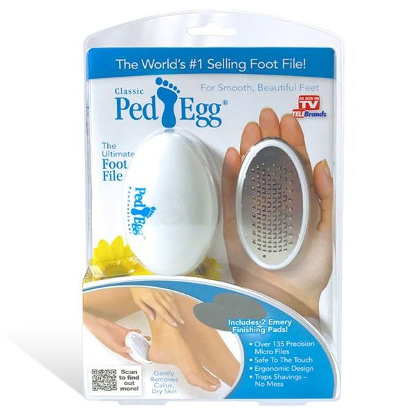 PedEgg packaging isolated on a white background
