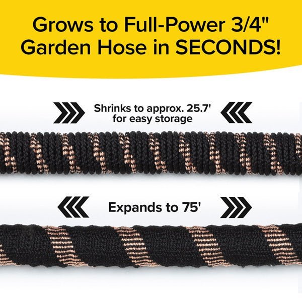 Pocket Hose Copper Bullet (75FT) + FREE 10 Pattern Sprayer