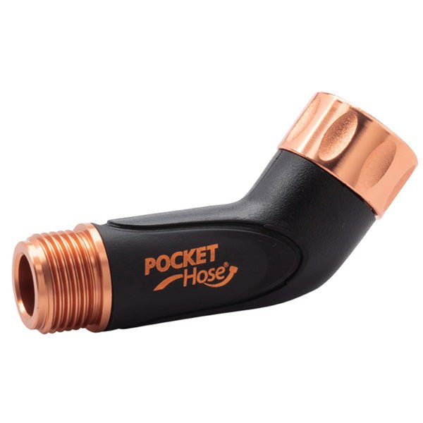 Pocket Hose Copper Bullet Elbow Connector