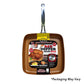 Red Copper Square Dance Pan