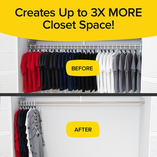 RUBY Space Triangles™  Saves You Wardrobe Space