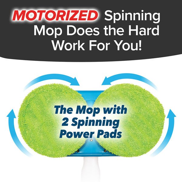 Floor Police Motorized Mop 2 Pack