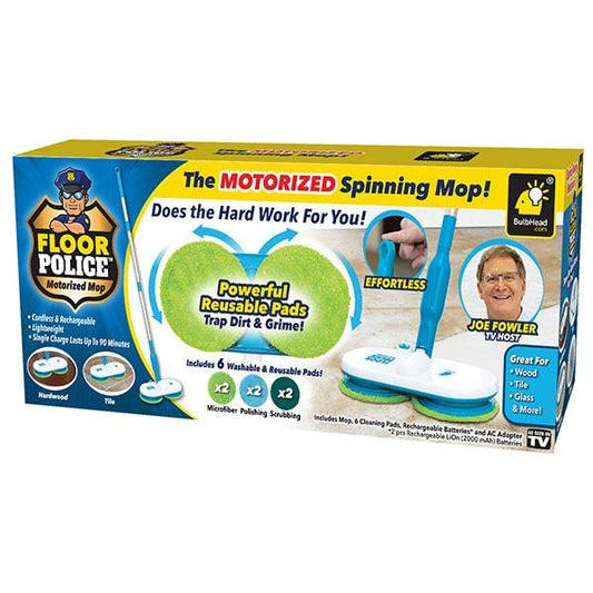 Floor Police packaging on white background