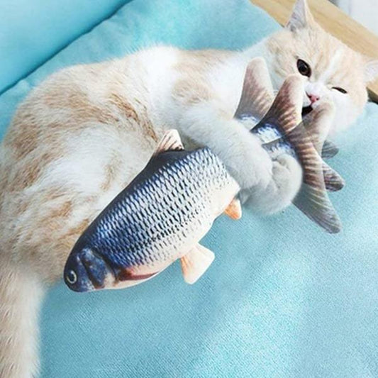 Electric Flipping Fish Toy for Cats