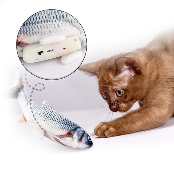 Electric Flipping Fish Toy for Cats